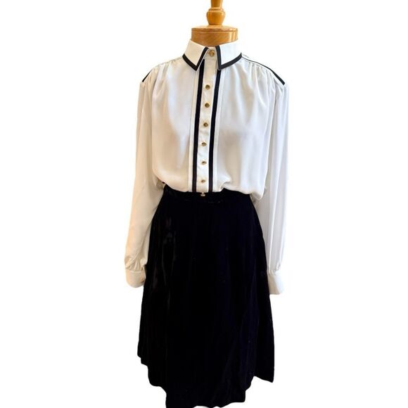 Albert de Cilhac Paris Vintage Blouse – Chanel-Inspired Parisian Chic - Picture 4 of 8